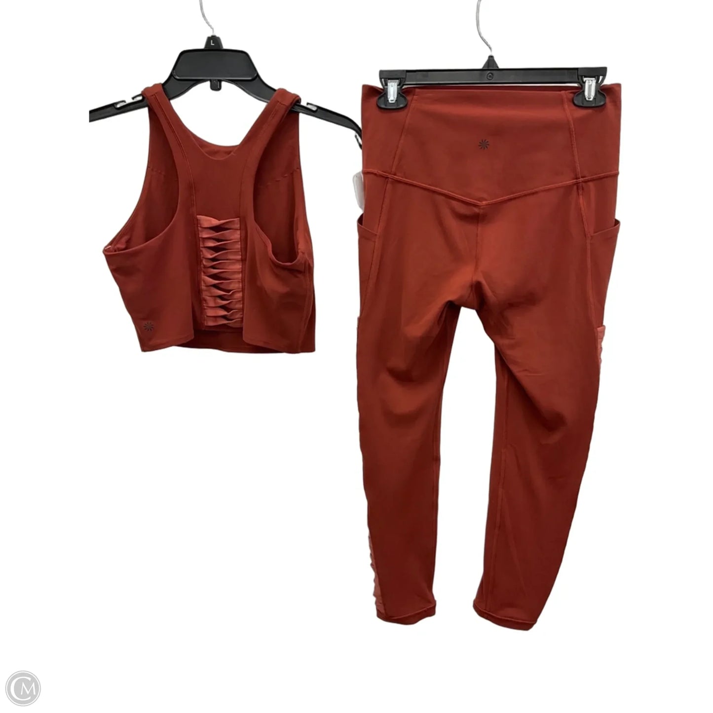 Athletic Pants 2pc By Athleta In Orange, Size: M