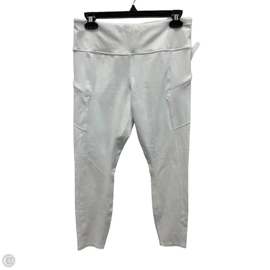 Athletic Leggings By Athleta In White, Size: M