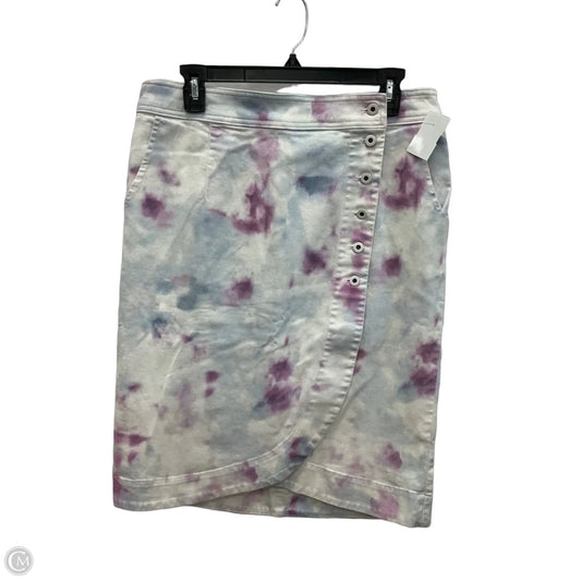 Skirt Midi By Anthropologie In Tie Dye Print, Size: L
