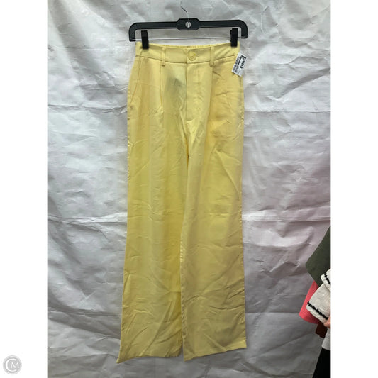 Pants Dress By Stradivarius In Yellow, Size: 2