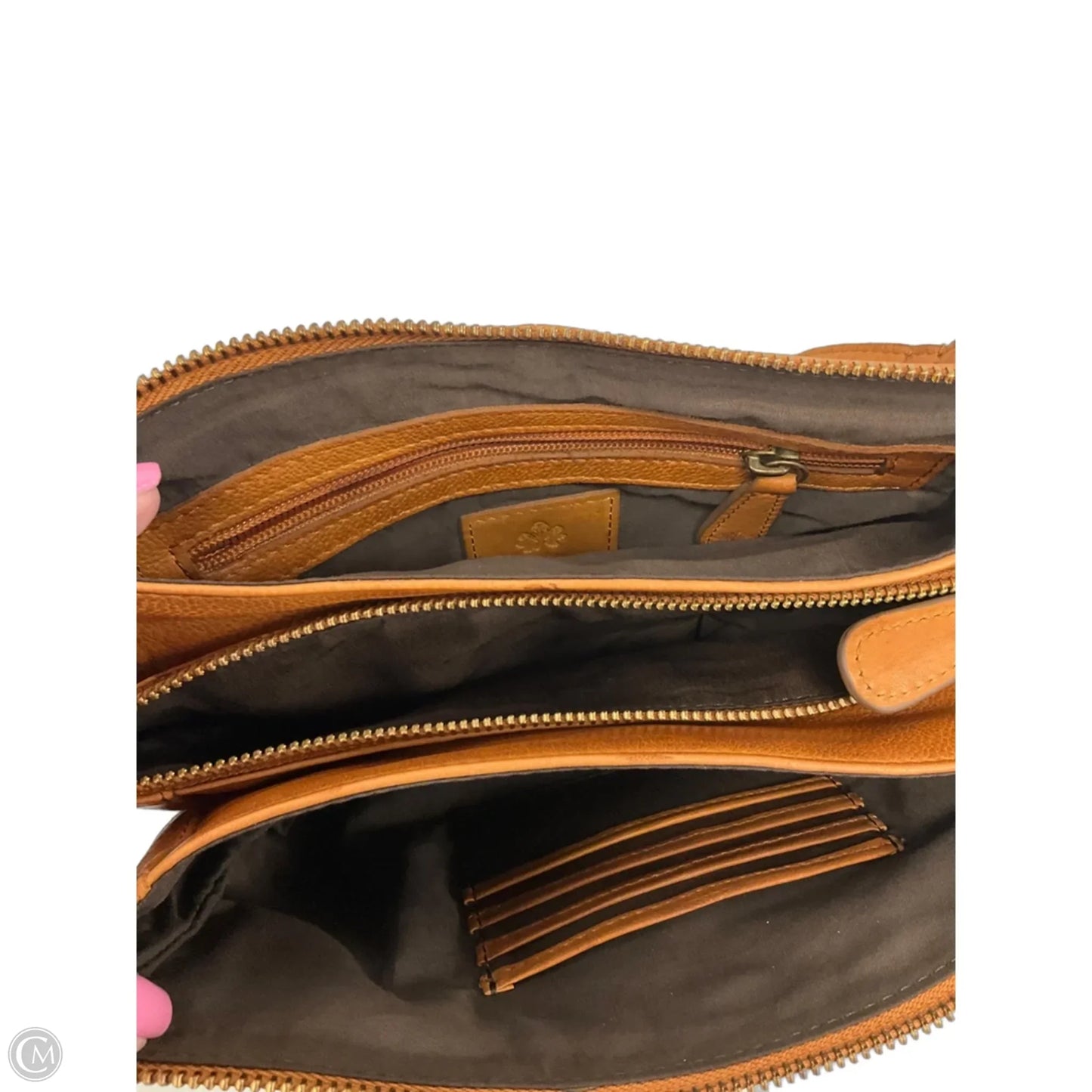 Crossbody Leather By Cmc, Size: Small