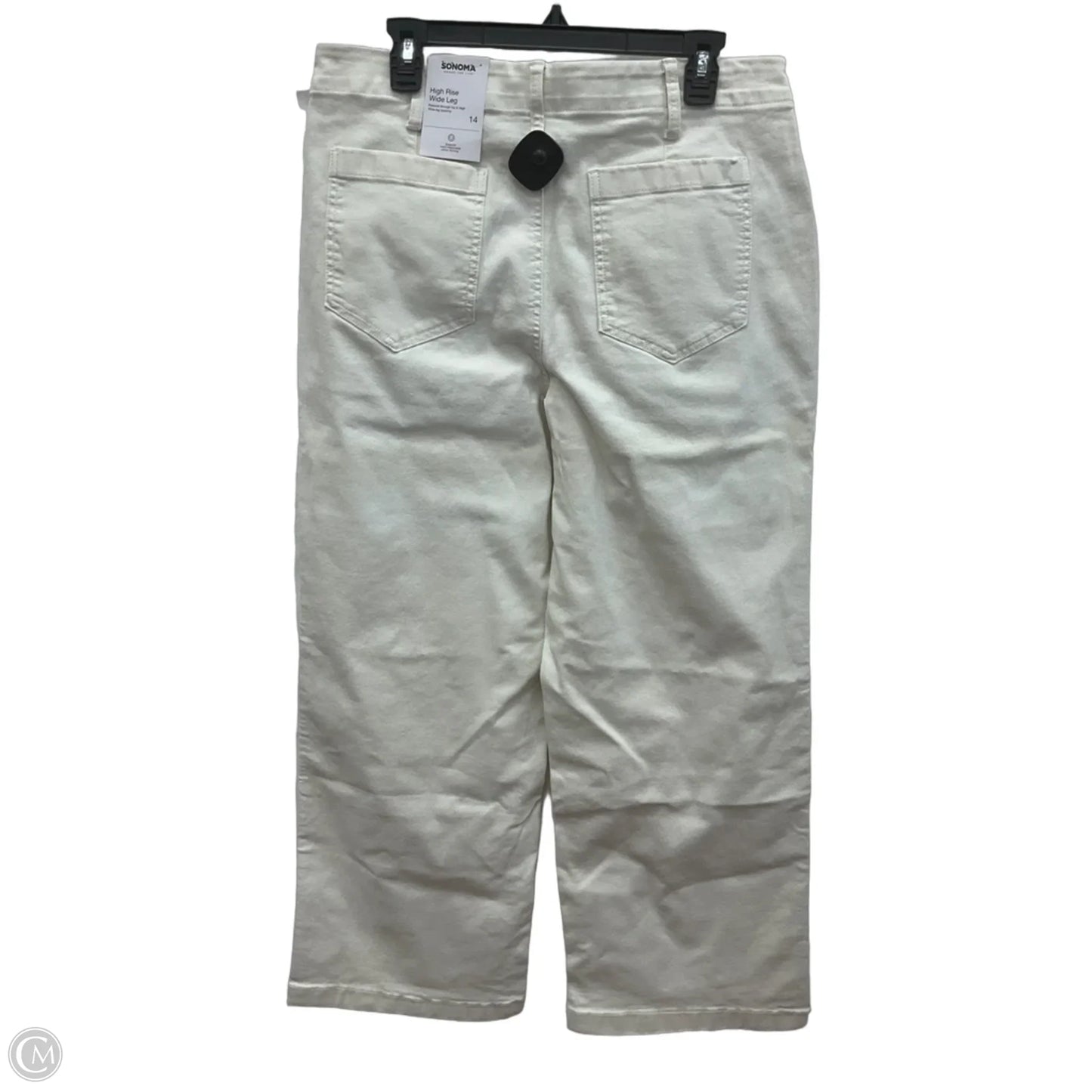 Pants Wide Leg By Sonoma In Cream, Size: 14