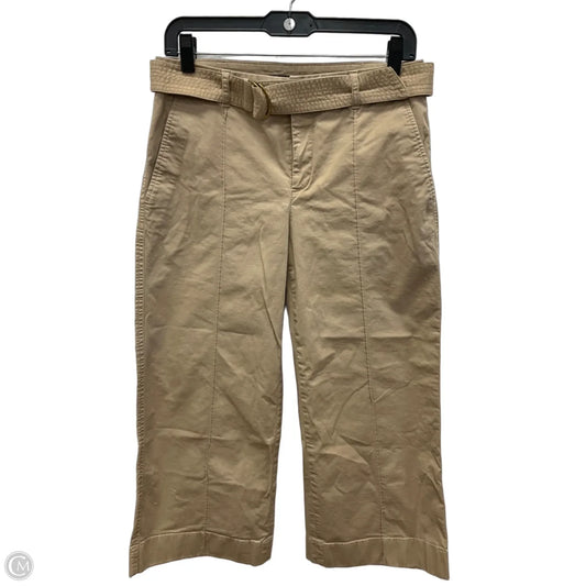 Pants Cropped By Lauren By Ralph Lauren In Tan, Size: 2