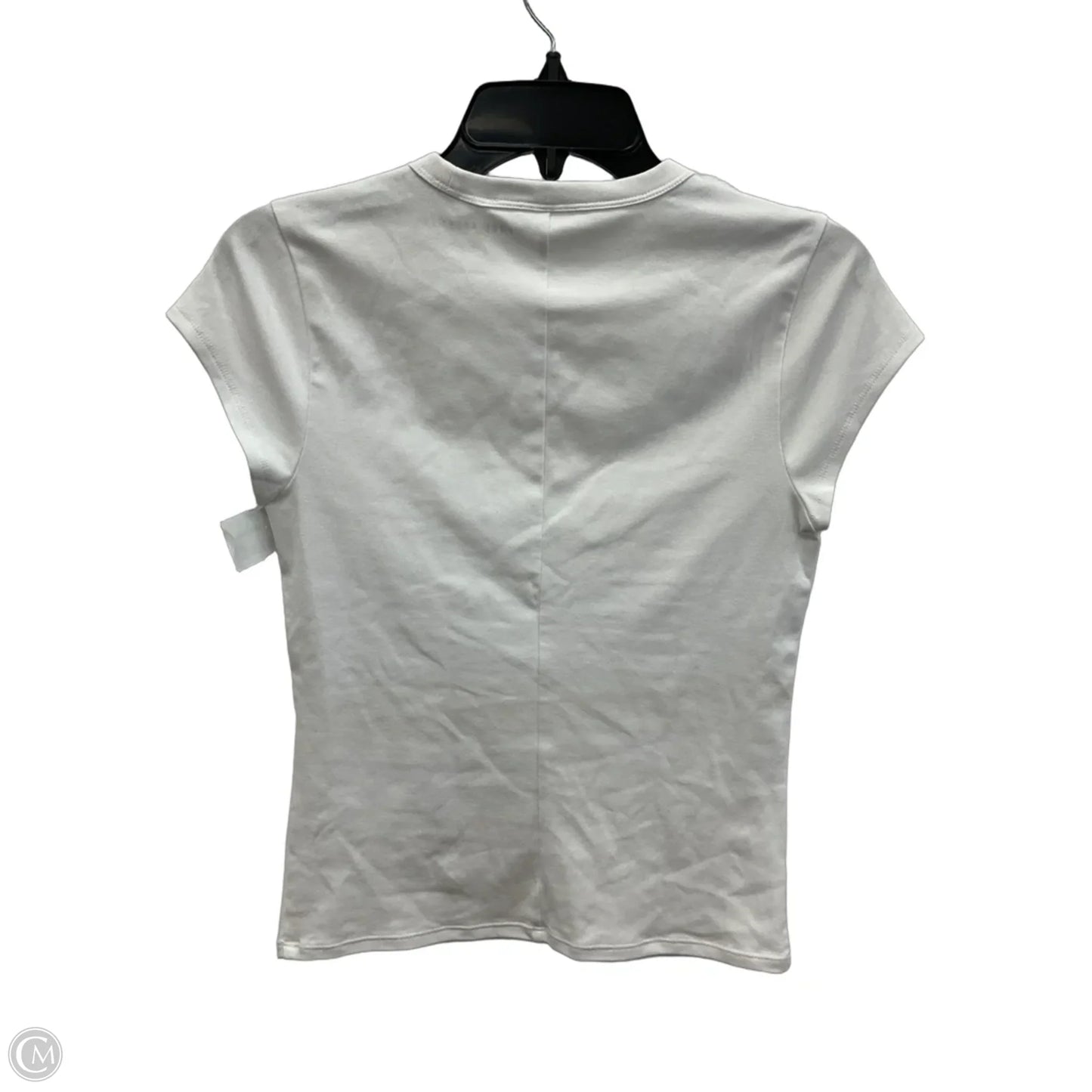 Top Short Sleeve Basic By Free Assembly In White, Size: Xs