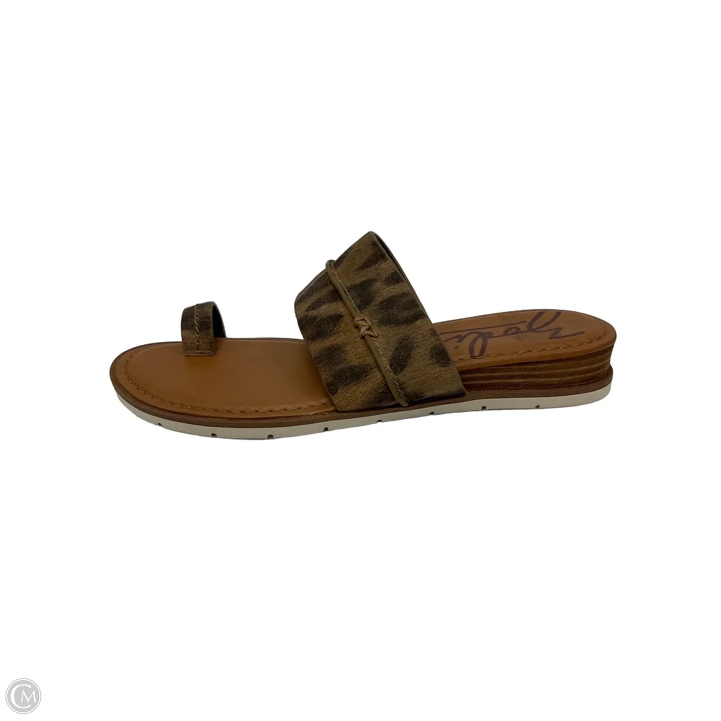 Sandals Flip Flops By Zodiac In Leopard Print, Size: 9