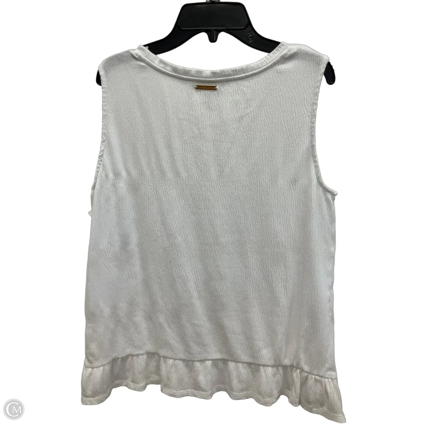 Top Sleeveless By Michael By Michael Kors In White, Size: M