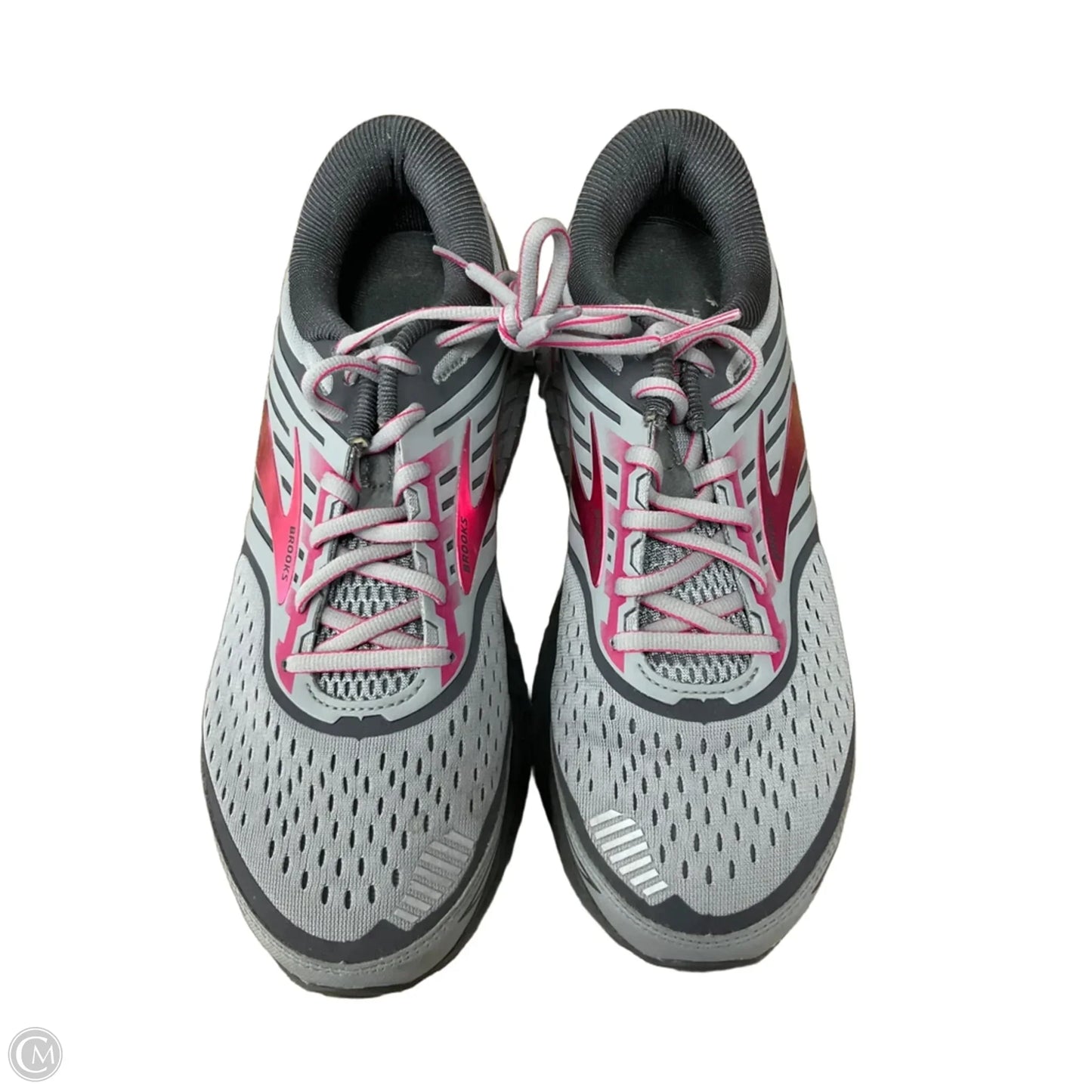 Shoes Athletic By Brooks In Grey & Pink, Size: 11
