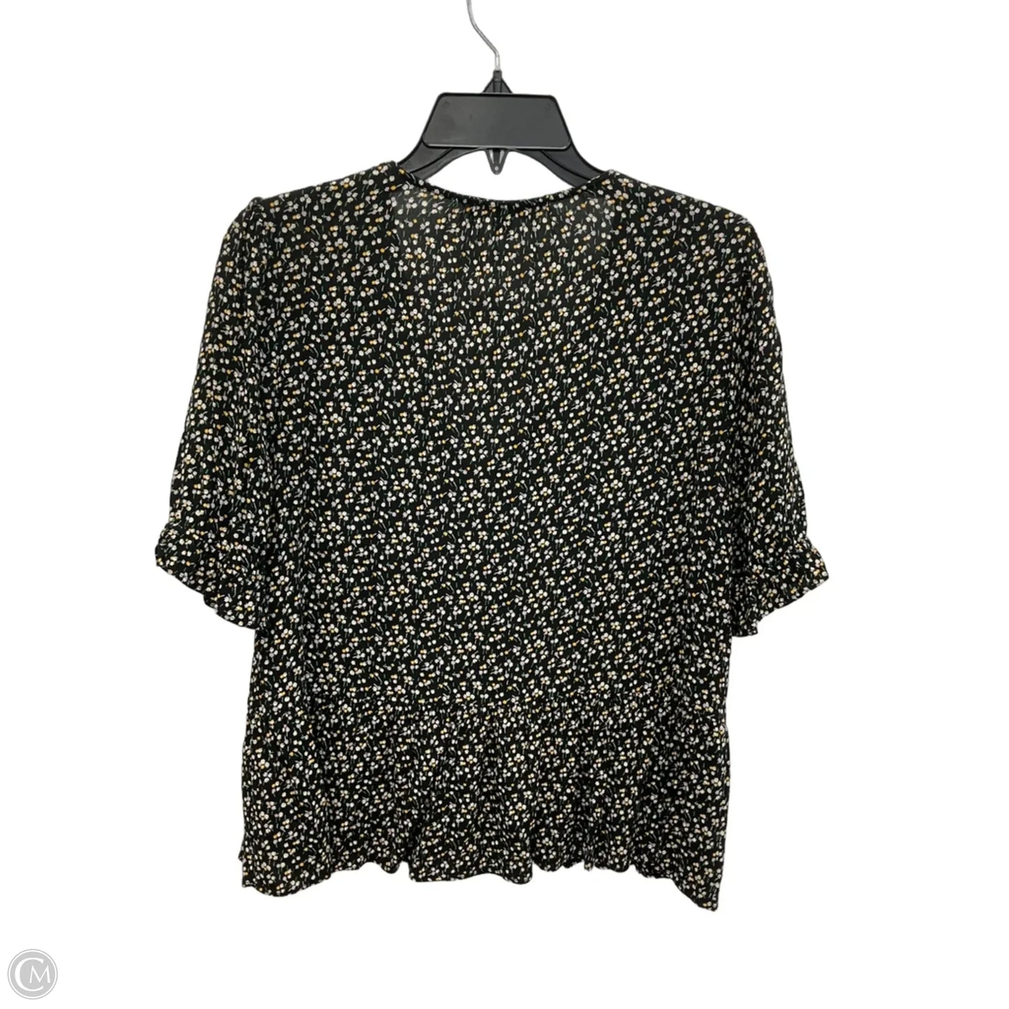 Top Short Sleeve By Madewell In Black, Size: M