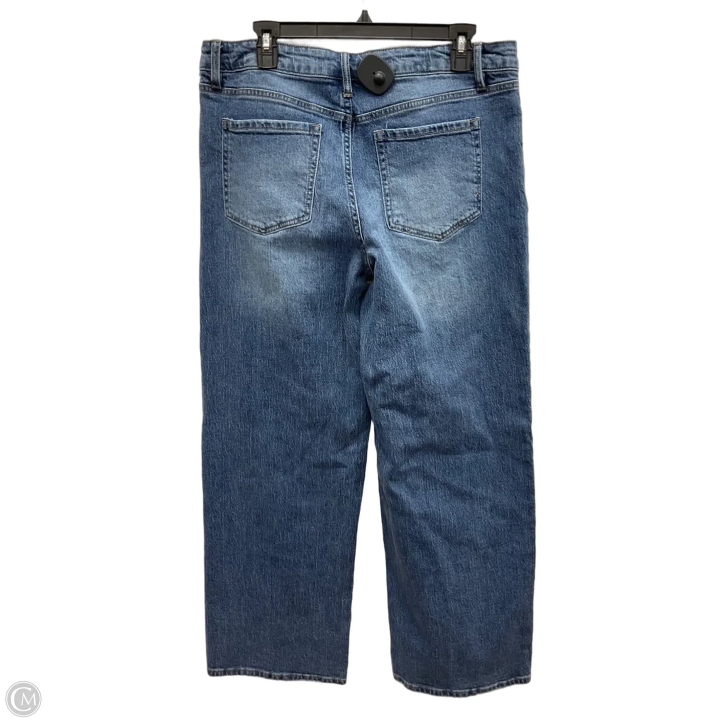 Jeans Wide Leg By Royalty In Blue Denim, Size: 14