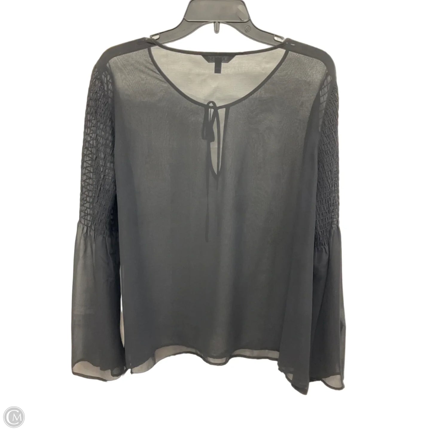 Top Long Sleeve By Express In Black, Size: Xl