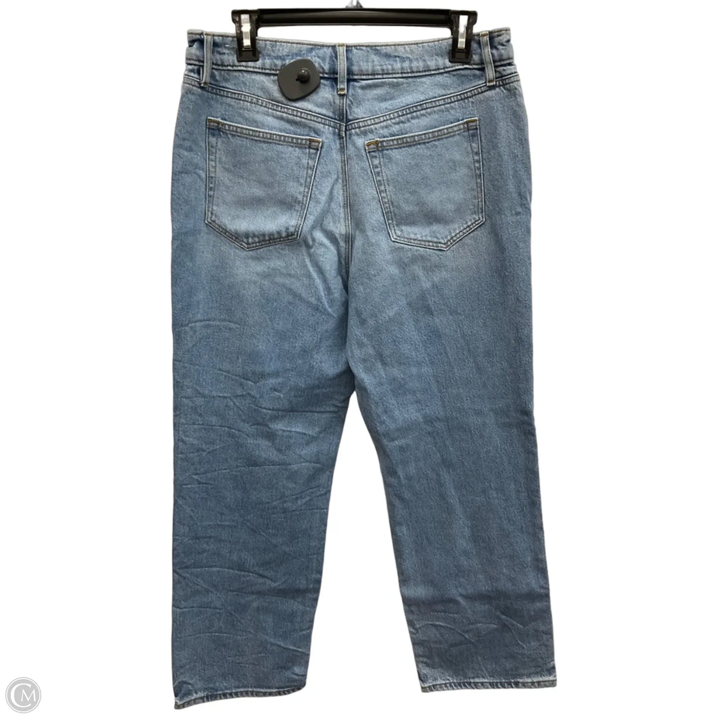 Jeans Straight By Loft In Blue Denim, Size: 10
