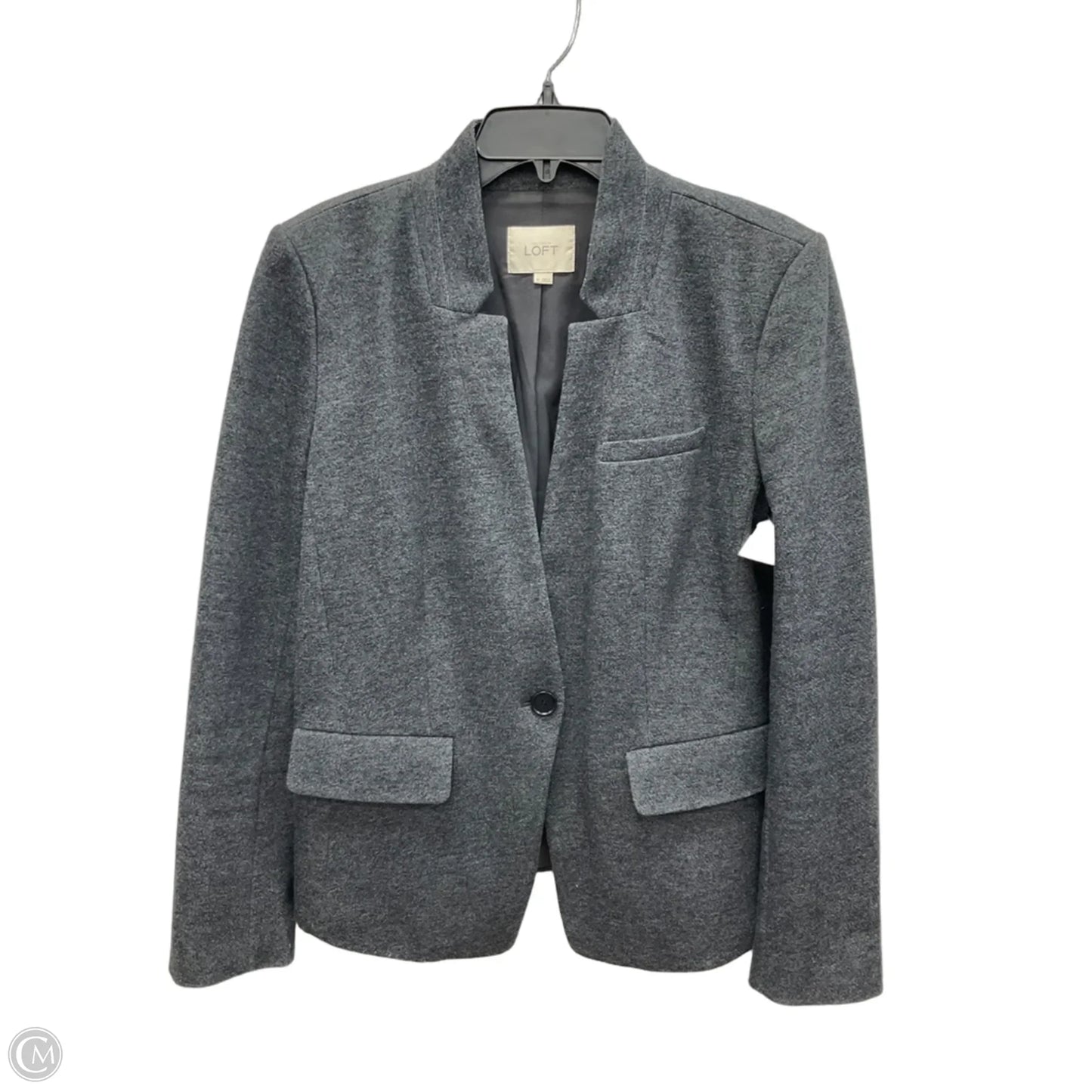 Blazer By Loft In Grey, Size: M