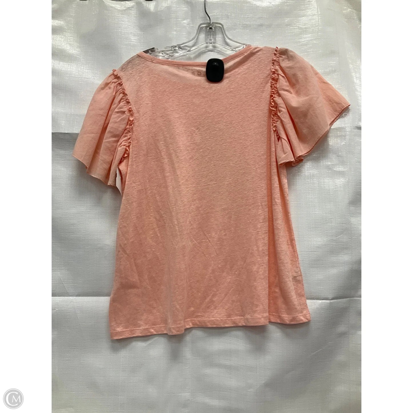 Top Short Sleeve By Loft In Pink, Size: S