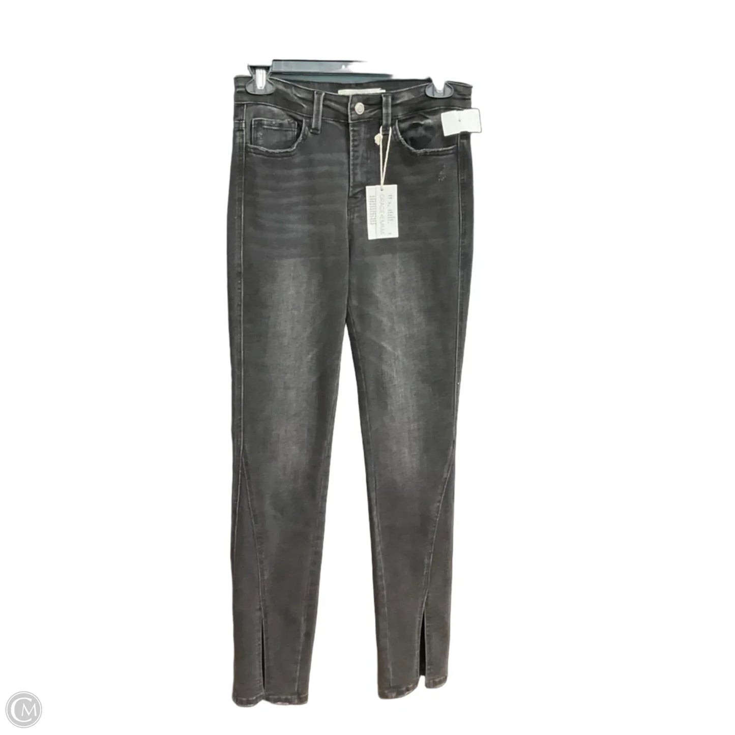 Jeans Skinny By Clothes Mentor In Black Denim, Size: 6