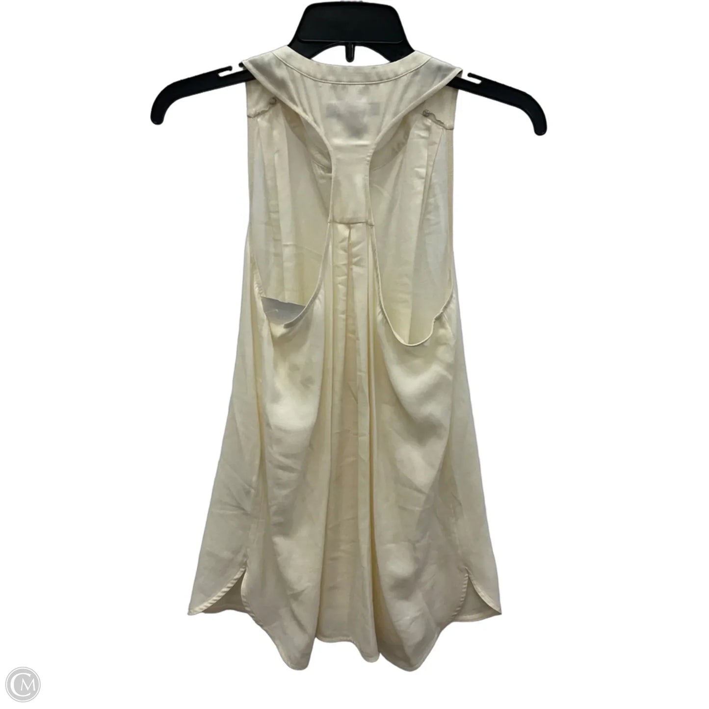 Top Sleeveless By Banana Republic In Cream, Size: Xs