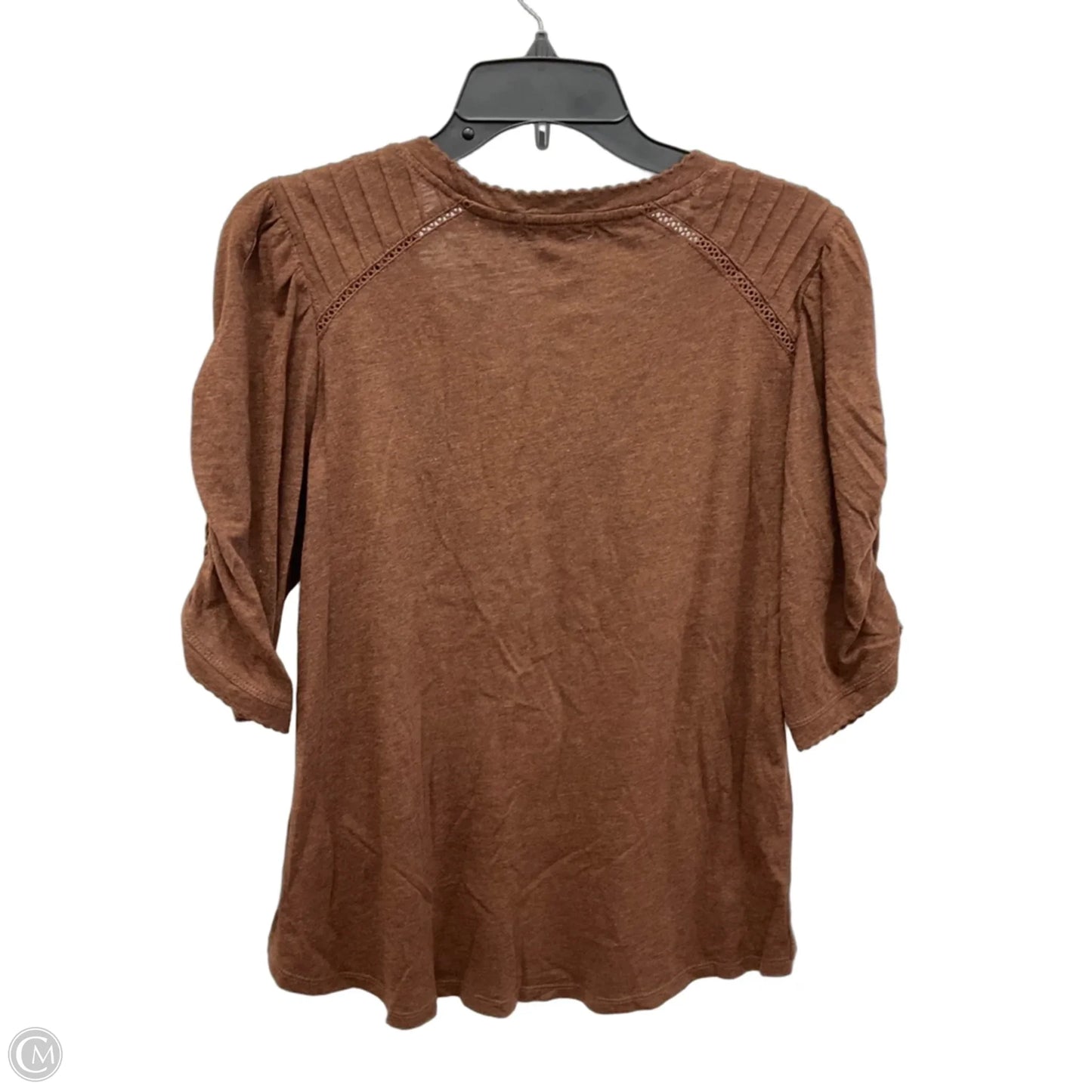 Top Short Sleeve By Democracy In Orange, Size: L