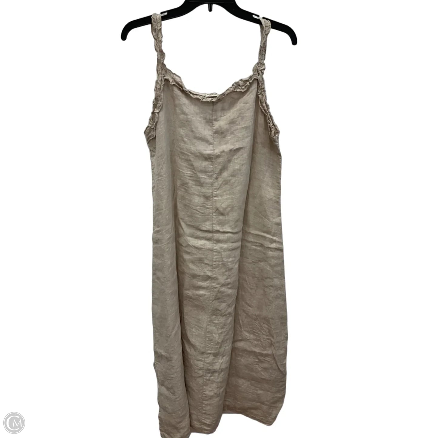 Dress Casual Maxi By Clothes Mentor In Tan, Size: M