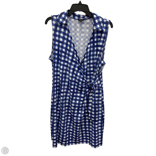 Dress Casual Midi By Talbots In Plaid Pattern, Size: Xlp