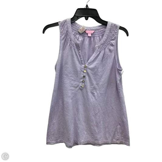 Top Sleeveless By Lilly Pulitzer In Purple, Size: S