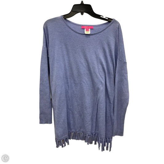 Top Long Sleeve By Lilly Pulitzer In Blue, Size: S
