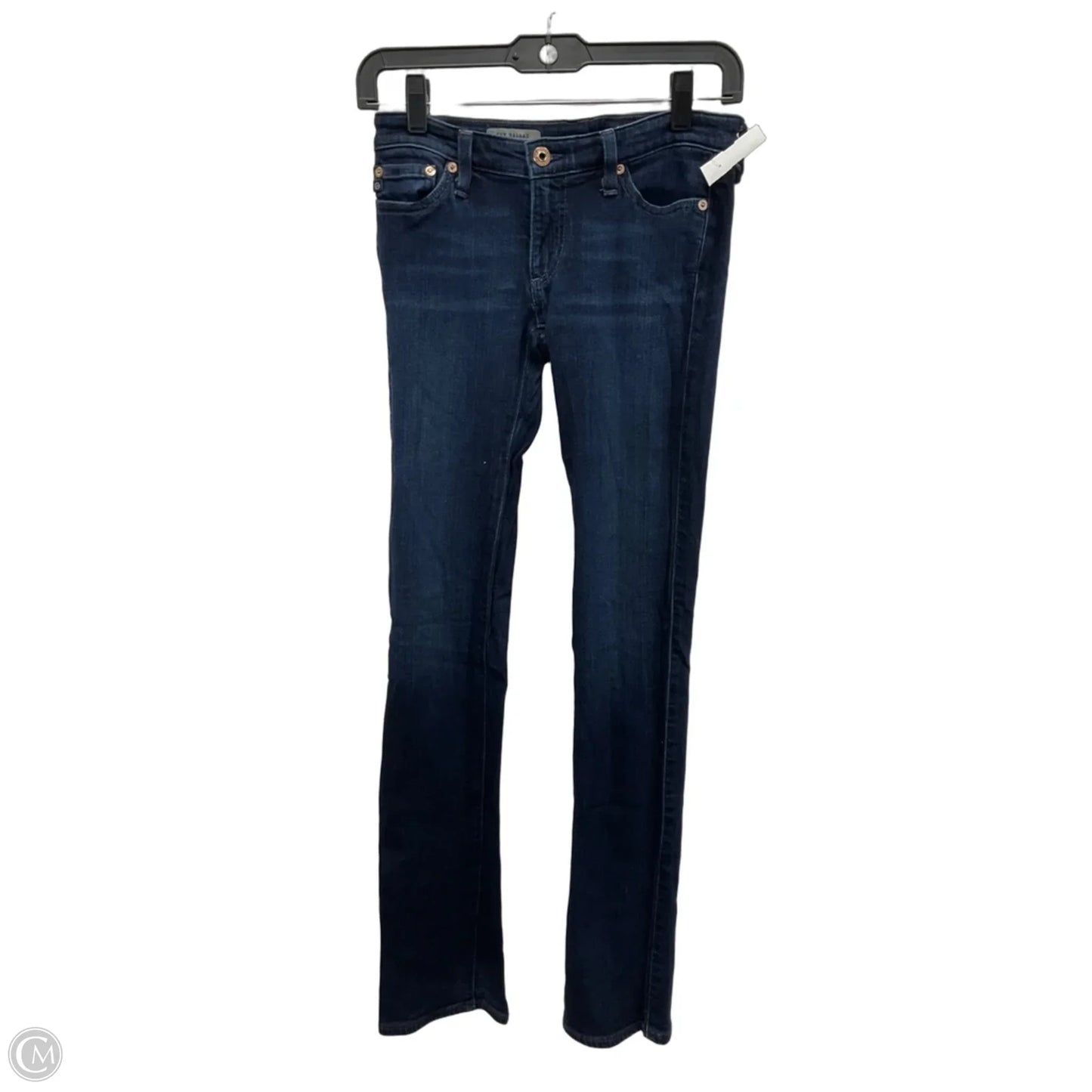 Jeans Skinny By Adriano Goldschmied In Blue Denim, Size: 2