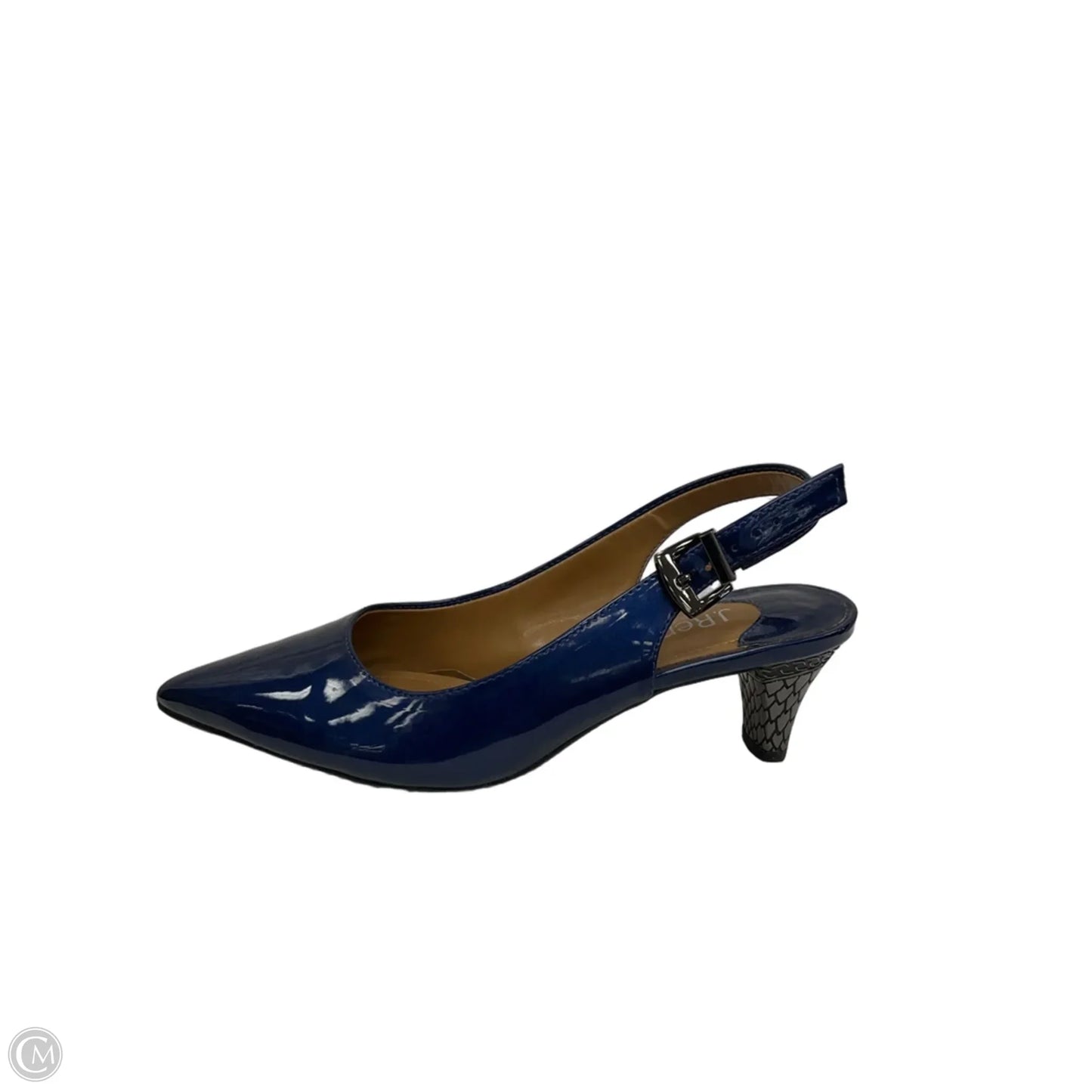 Shoes Heels Kitten By Clothes Mentor In Blue, Size: 7