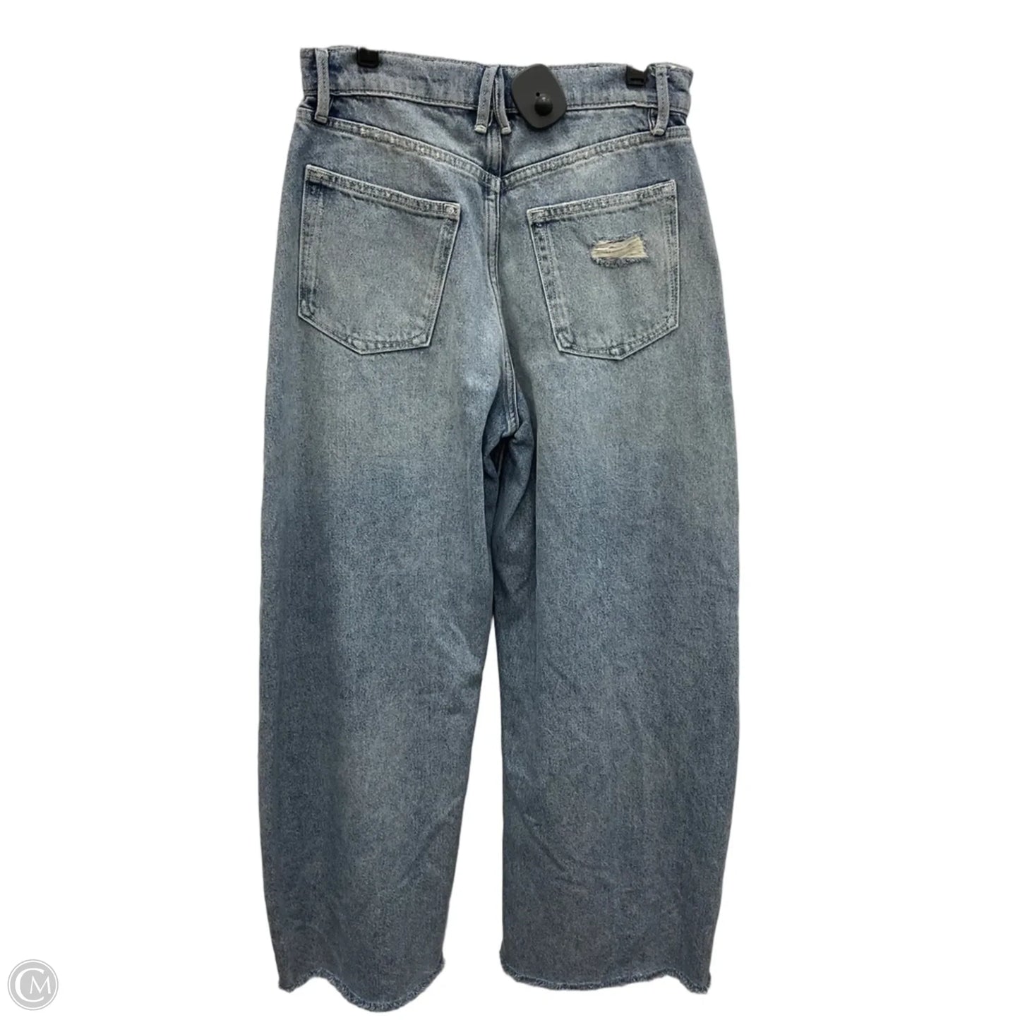 Jeans Wide Leg By Good American In Blue Denim, Size: 2