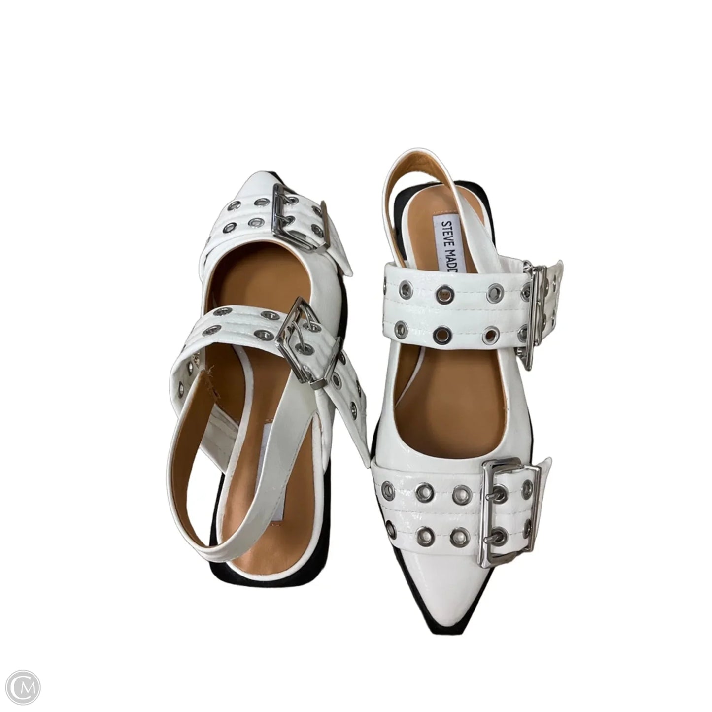 Shoes Flats By Steve Madden In White, Size: 6.5