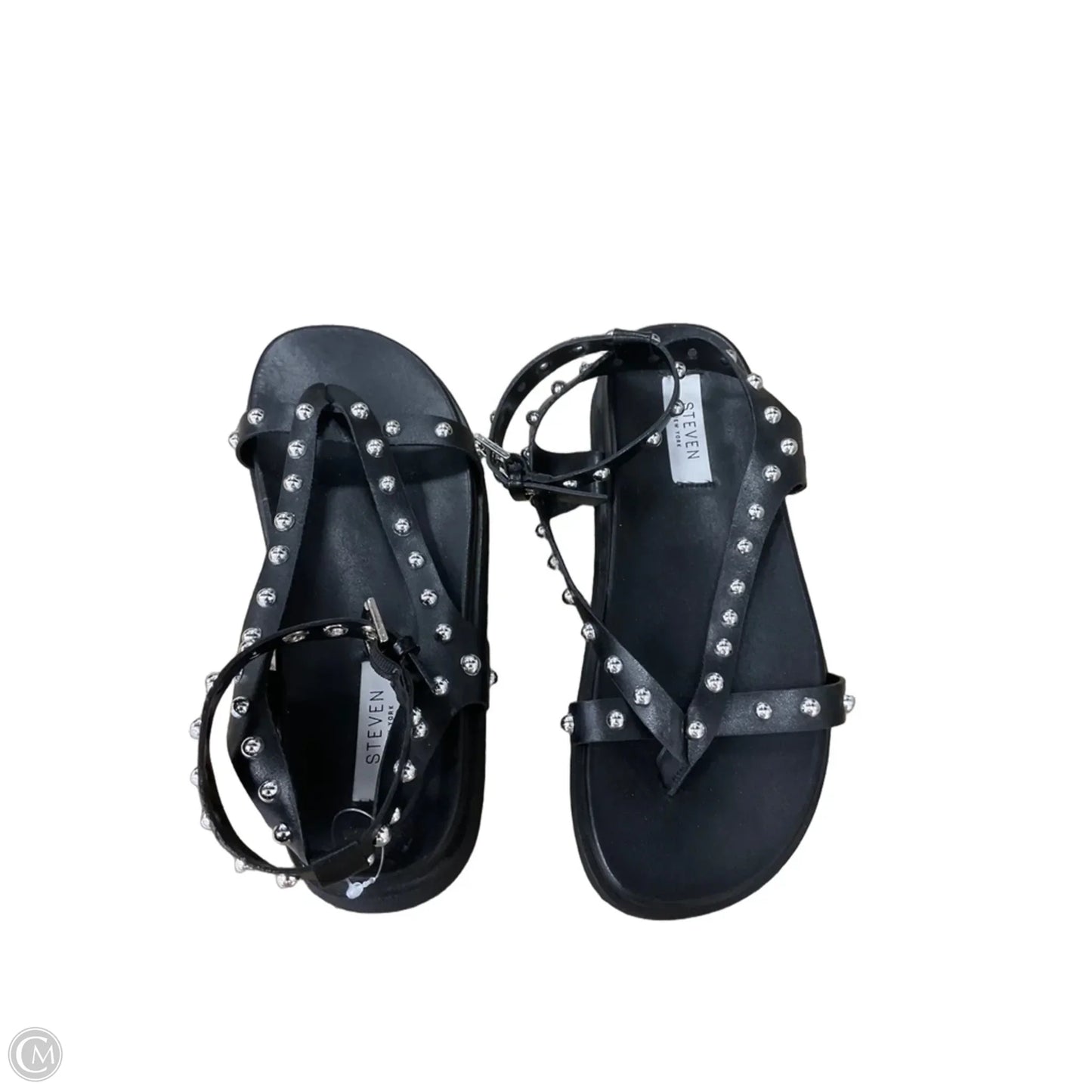 Sandals Flats By Cmc In Black, Size: 6.5