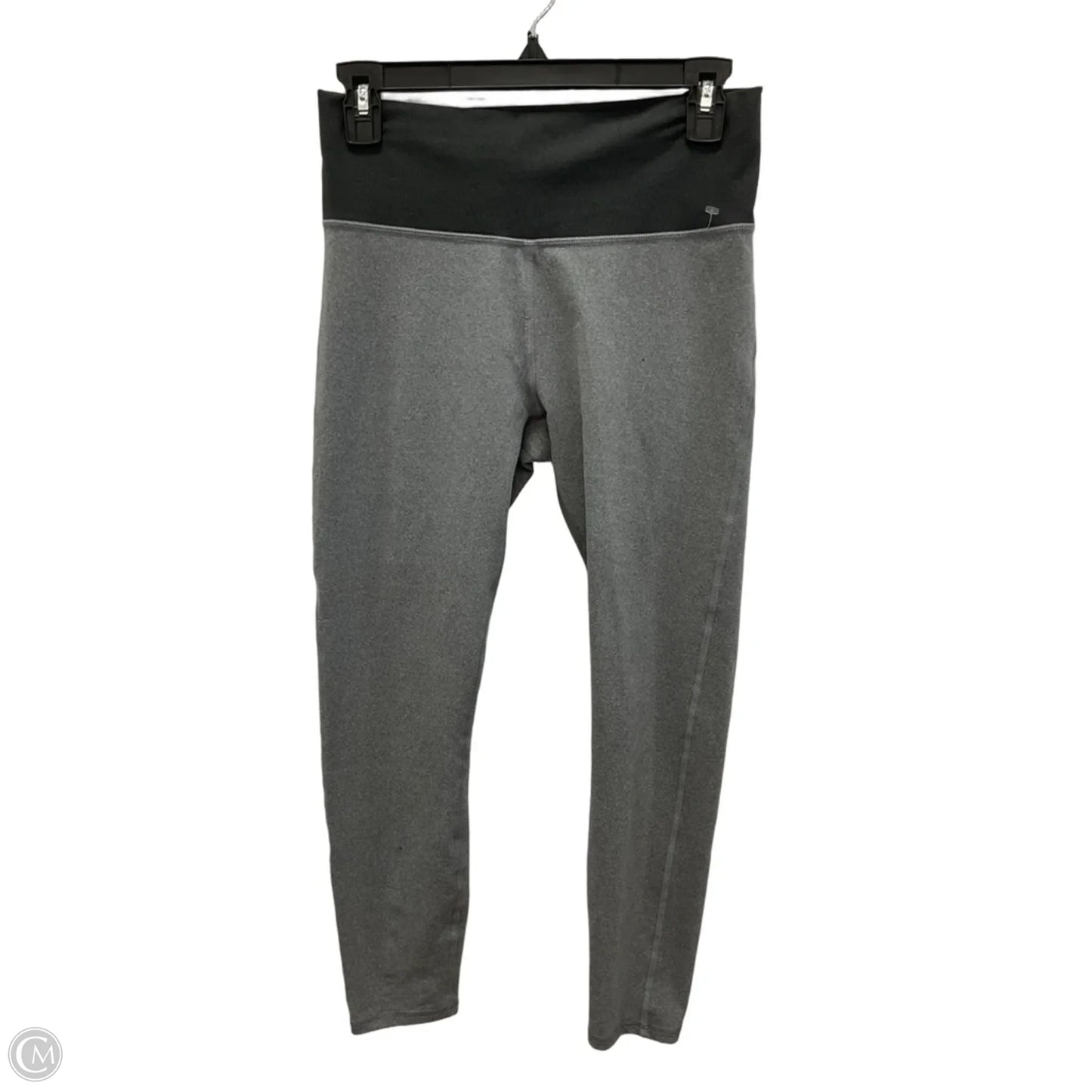 Athletic Leggings By Fabletics In Grey, Size: M