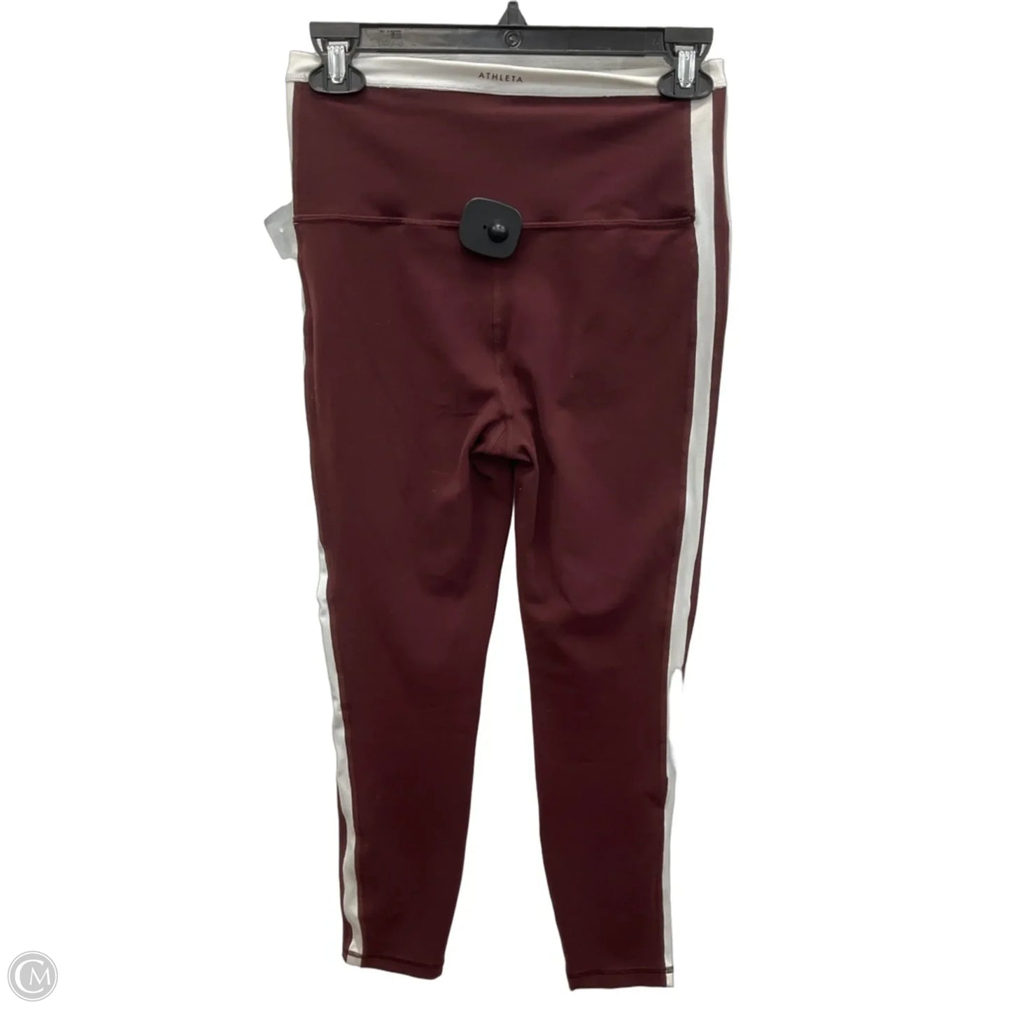 Athletic Leggings By Athleta In Maroon, Size: S
