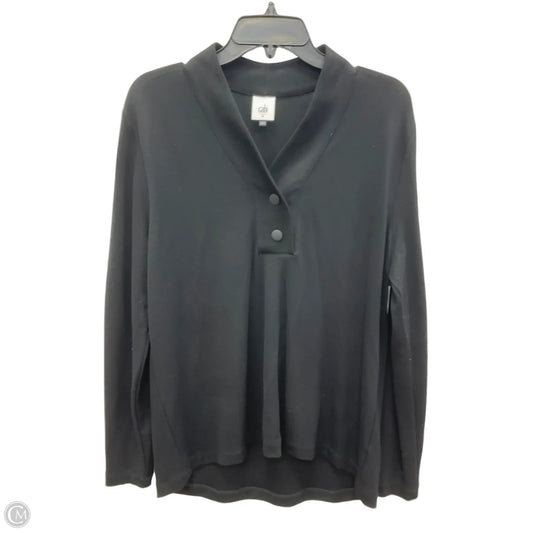 Top Long Sleeve By Cabi In Black, Size: M