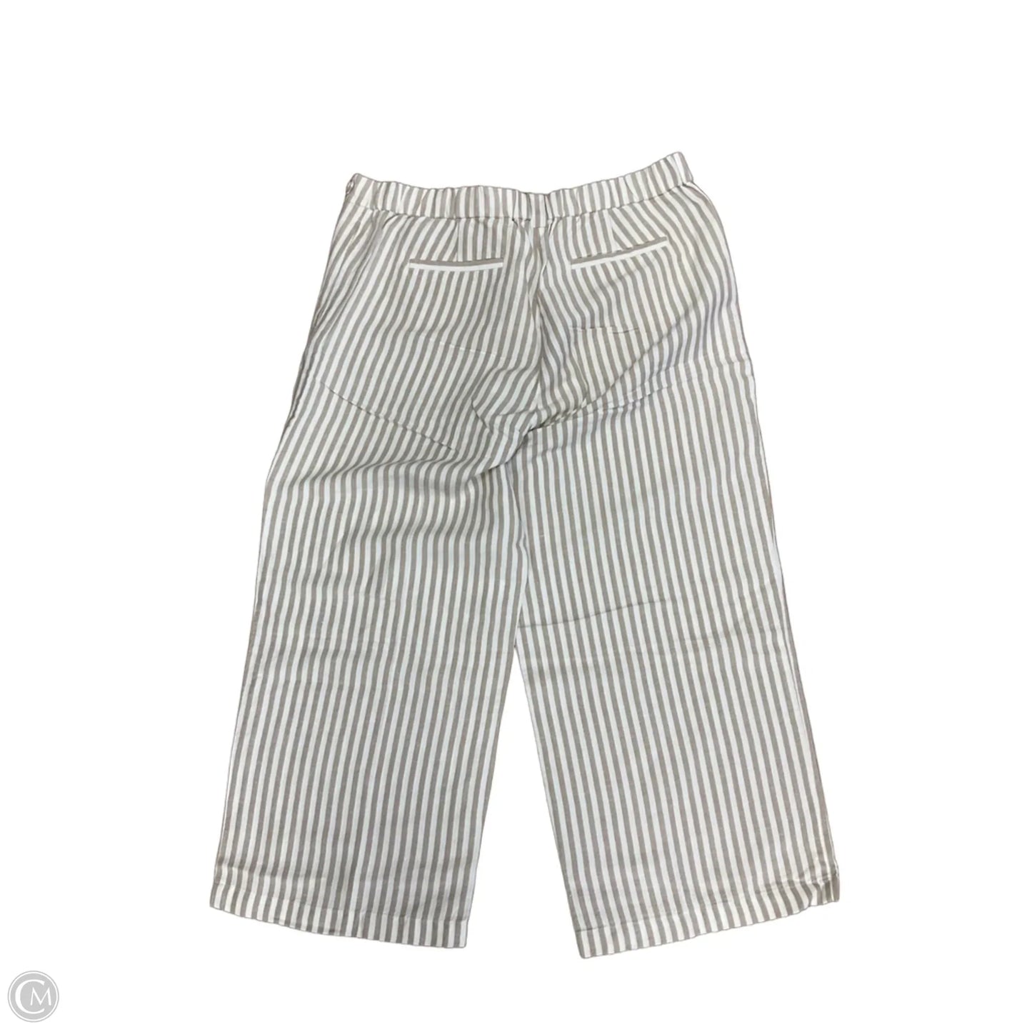 Pants Wide Leg By J. Jill In Striped Pattern, Size: 14