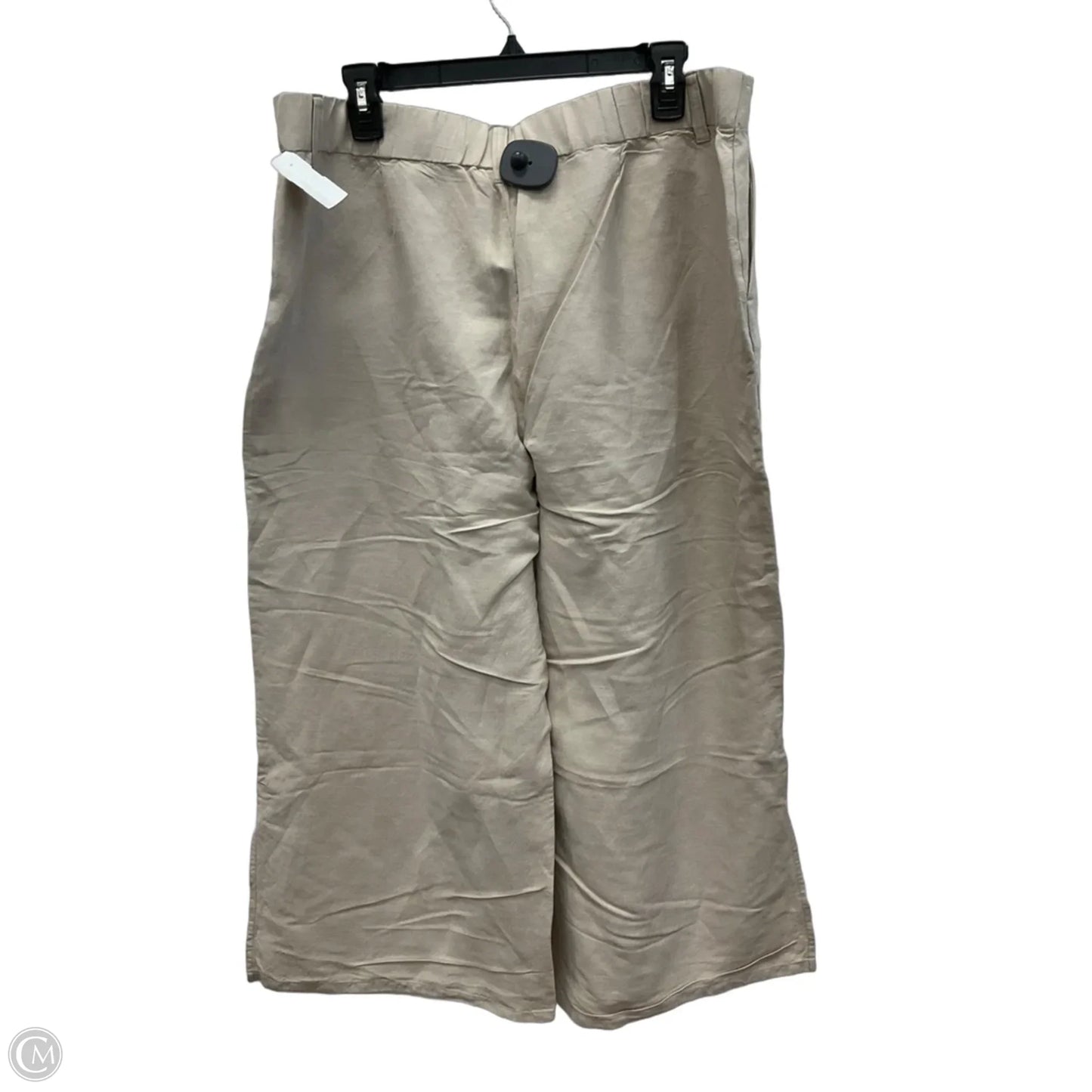 Pants Wide Leg By J. Jill In Beige, Size: L