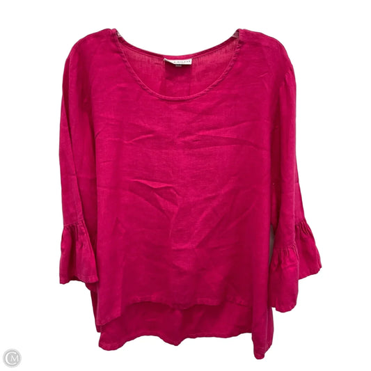 Top 3/4 Sleeve By Bryn Walker In Pink, Size: Xl
