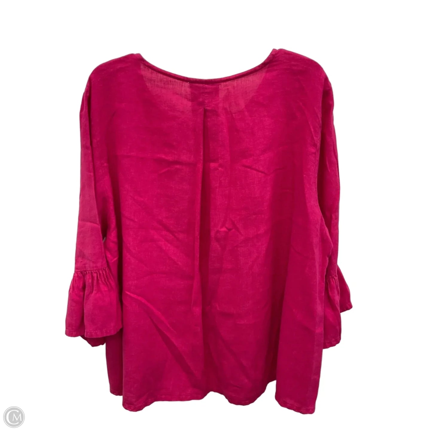 Top 3/4 Sleeve By Bryn Walker In Pink, Size: Xl