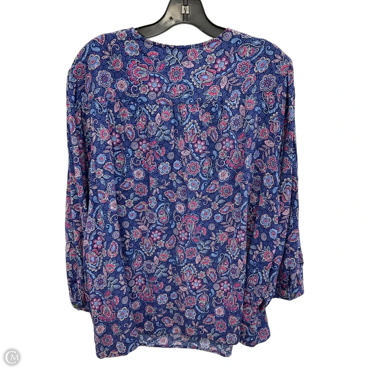 Top Long Sleeve By J. Jill In Purple, Size: 2x