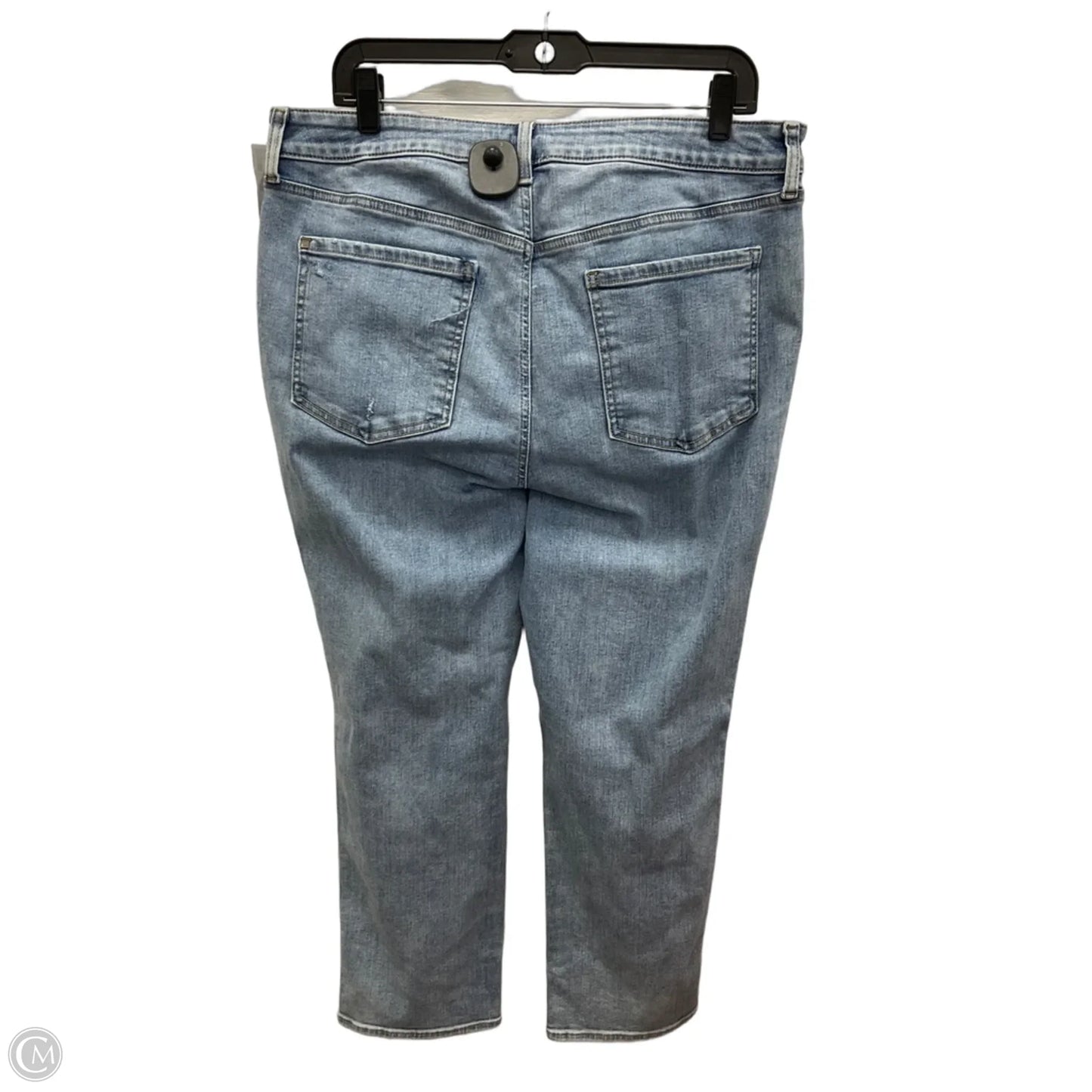 Jeans Straight By Chicos In Blue Denim, Size: 14