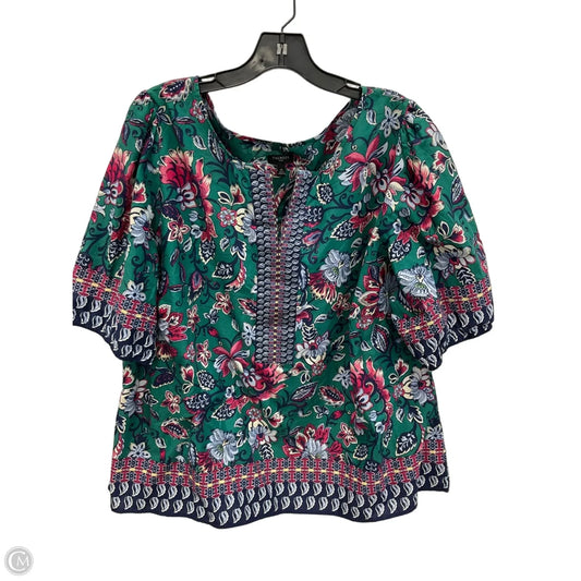 Top Short Sleeve By Talbots In Multi-colored, Size: 2x