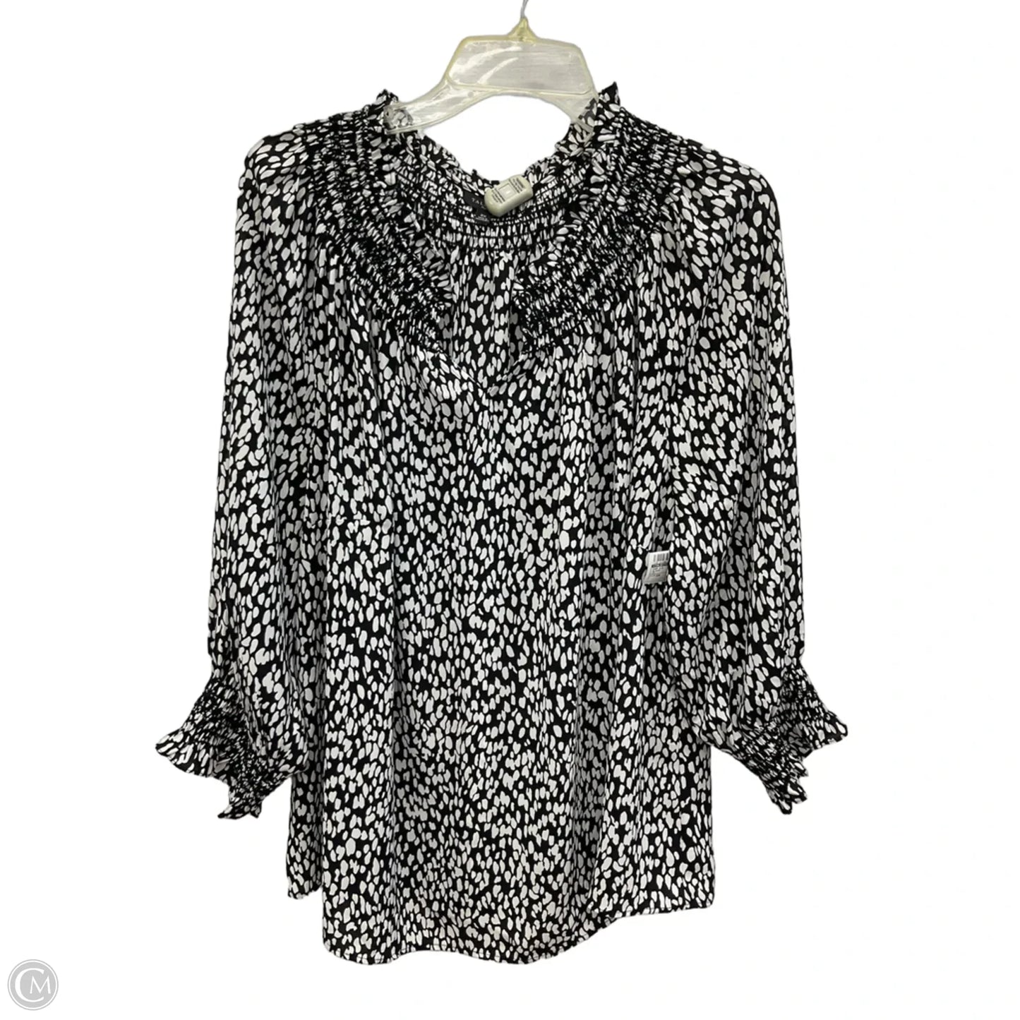 Top Long Sleeve By Talbots In Black, Size: 2x