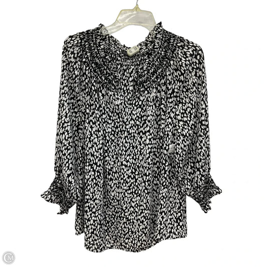 Top Long Sleeve By Talbots In Black, Size: 2x