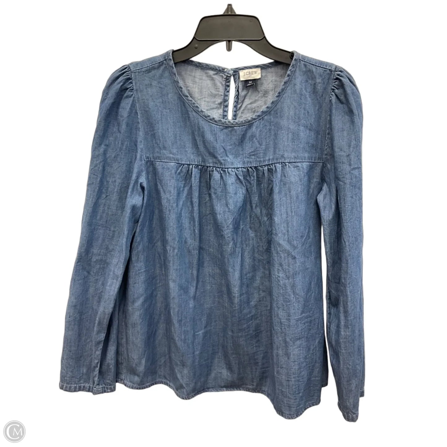 Top Long Sleeve By J. Crew In Blue, Size: M