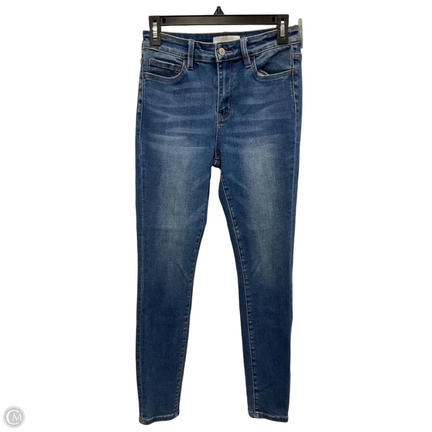 Jeans Skinny By Vervet In Blue Denim, Size: 4