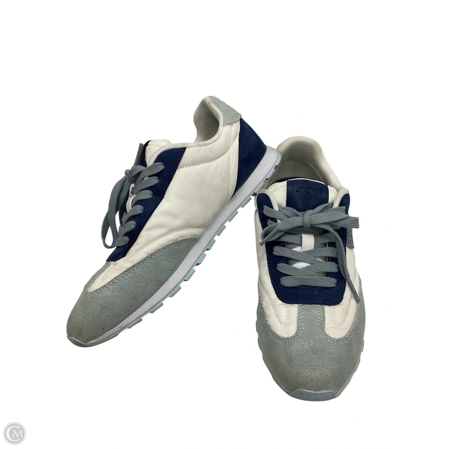 Shoes Sneakers By Dkny In Blue, Size: 7.5