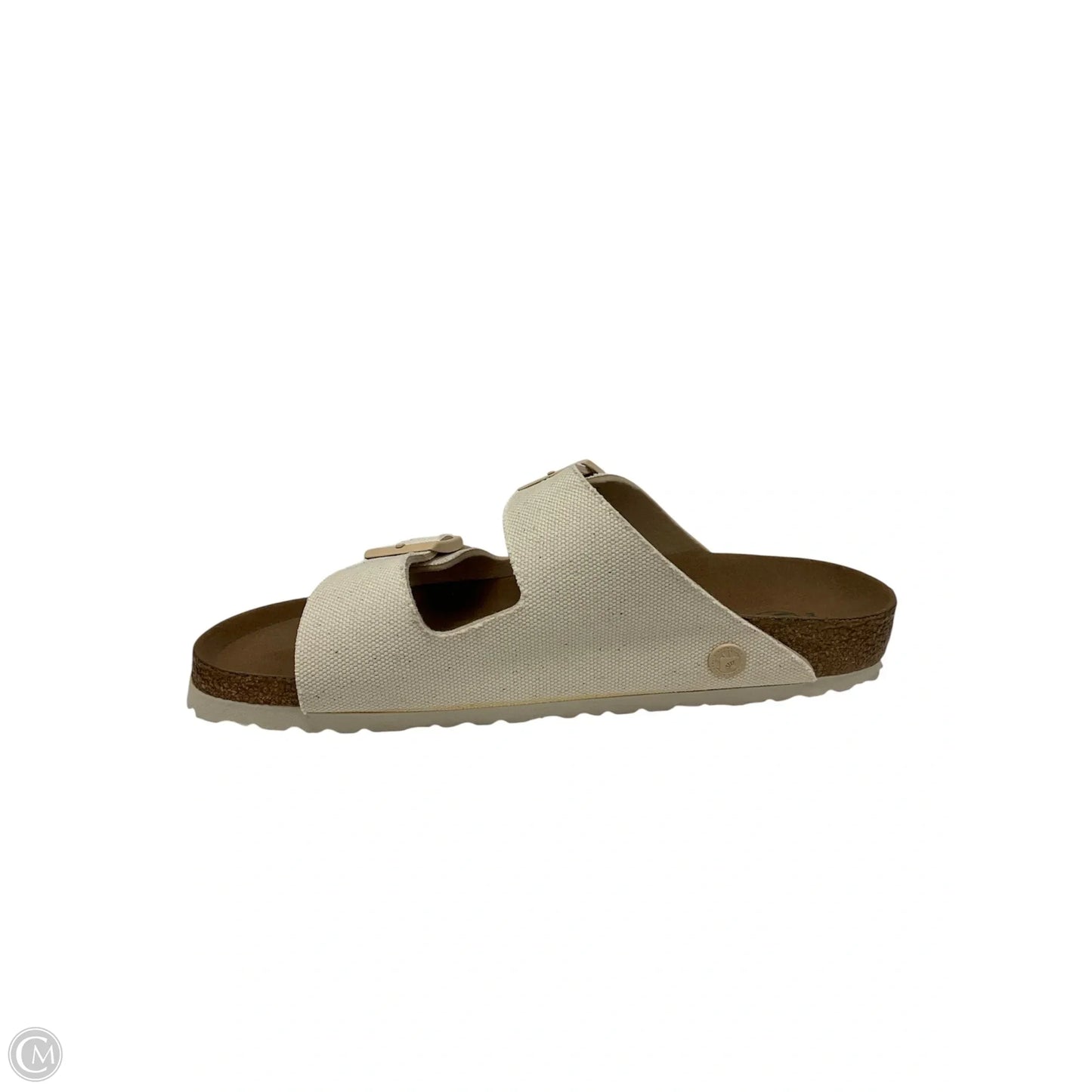 Sandals Flats By Birkenstock In Cream, Size: 10
