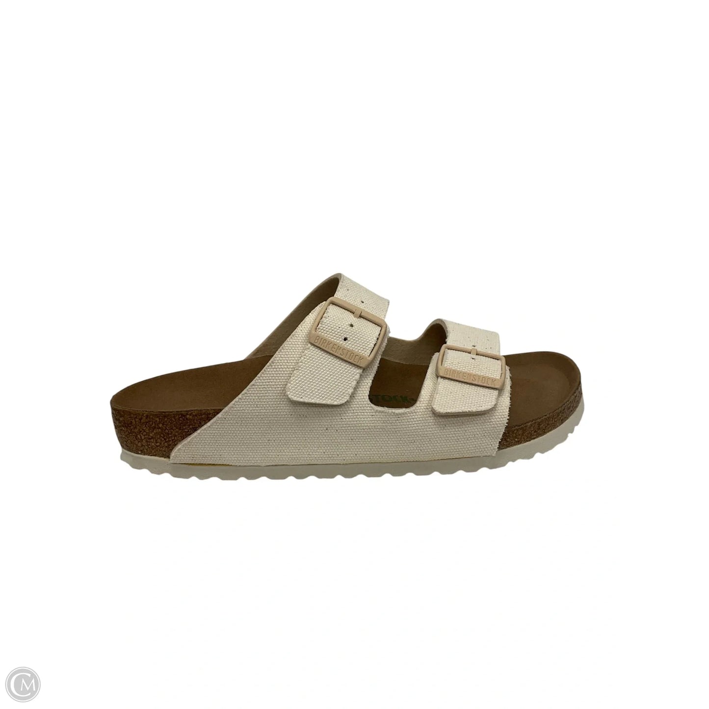 Sandals Flats By Birkenstock In Cream, Size: 10