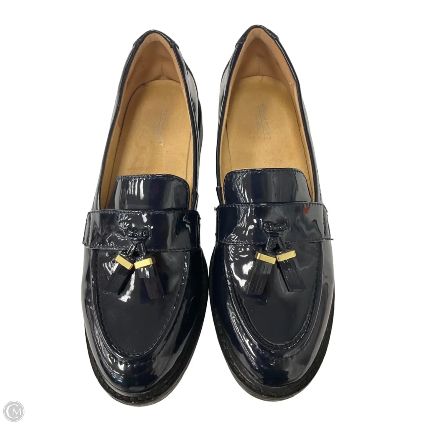 Shoes Flats By Rockport In Navy, Size: 8.5
