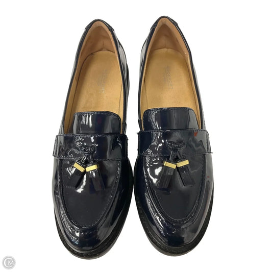 Shoes Flats By Rockport In Navy, Size: 8.5