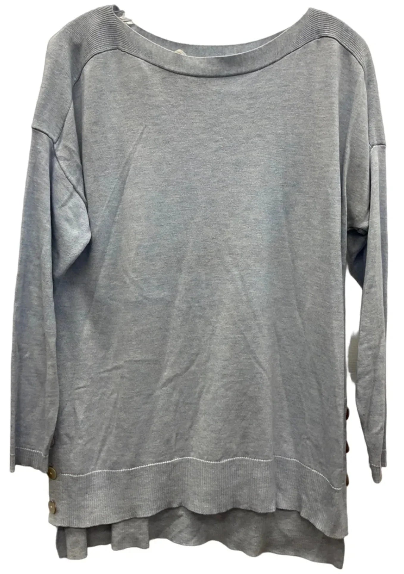 Top Long Sleeve By Chicos In Blue, Size: S