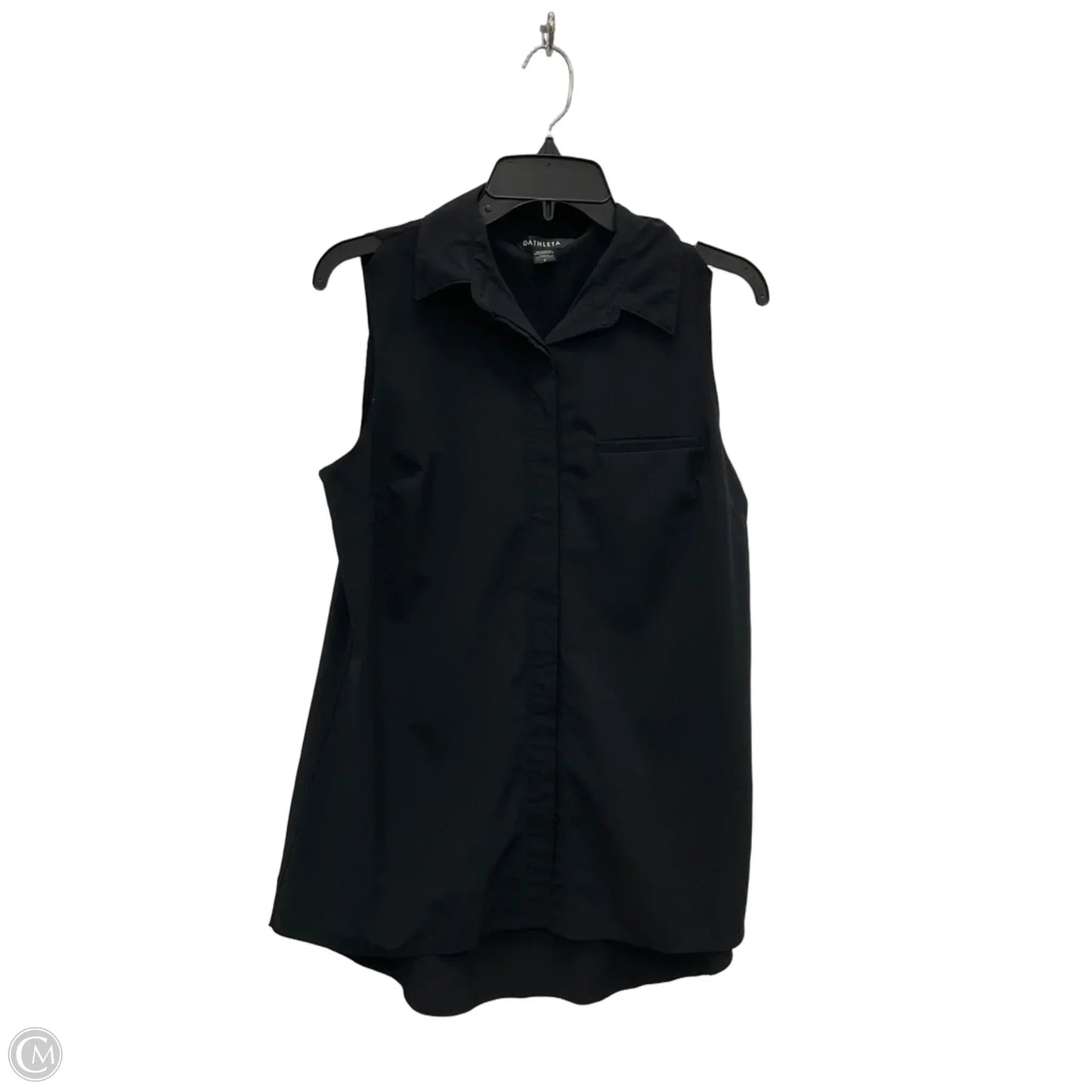 Top Sleeveless By Athleta In Black, Size: S